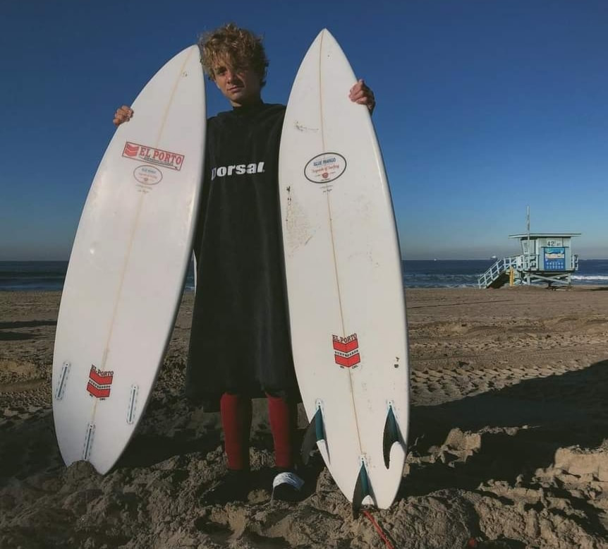 JL and his boards photo